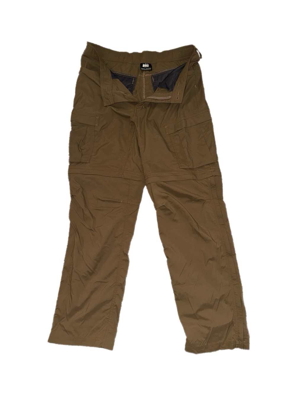 REI Co-Op Men's Convertible Cargo Pants - Brown size 36W 34L